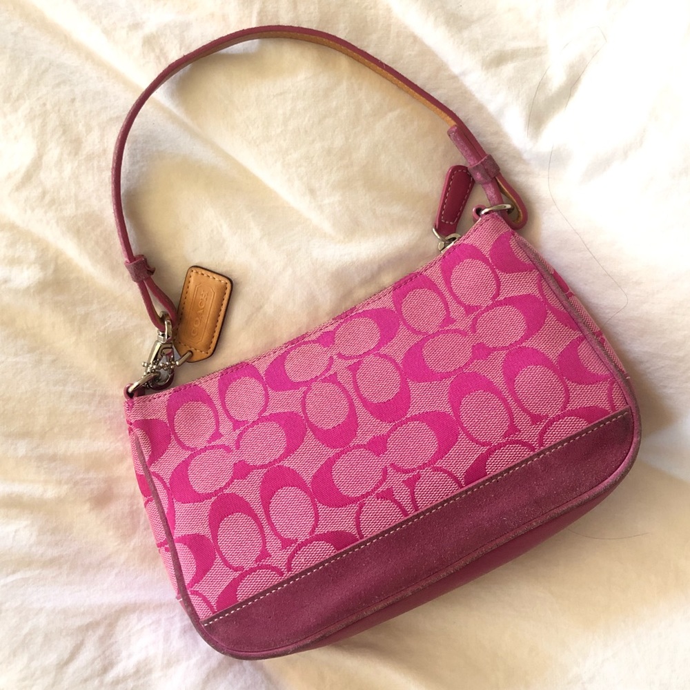 Coach Pink Pochette - Gently Used